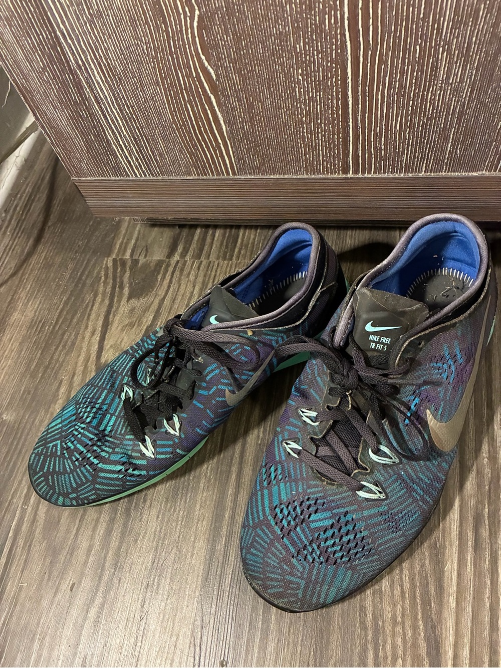 Nike TR free fit 5 Black & Teal Training Shoes - Lightweight Performance
